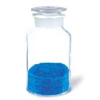 Copper sulphate(also called chalcanthite)